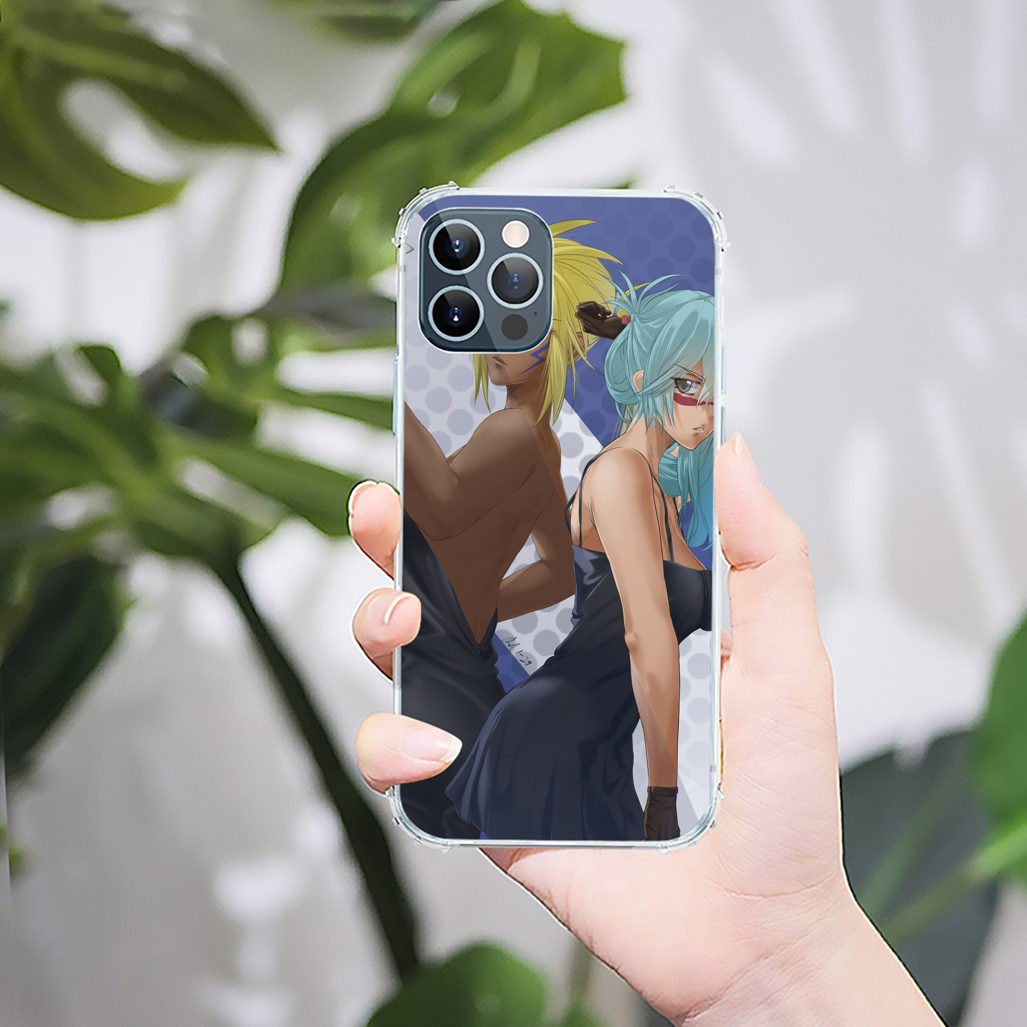 （画像用） ブリーチ BLEACH 【iPhone 12シリーズ対応】透明スマホケース（クリアソフトケース）
